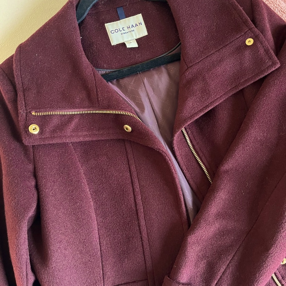Cole Haan Wool-Blend Coat